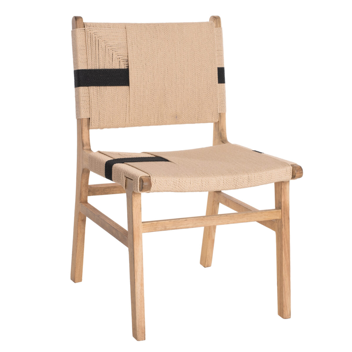 ΚΑΡΕΚΛΑ RUBBERWOOD ΚΑΙ ΣΧΟΙΝΙ ΣΕ ΦΥΣΙΚΟ RUSTIC 50x60x88Yεκ.LH10.9323.01 - Image 1