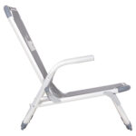 ΚΑΡΕΚΛΑΚΙ ΠΑΡΑΛΙΑΣ ΑΛΟΥΜINIOY ΒΑΡ.ΤΥΠΟΥ ΨΗΛΗ ΠΛΑΤΗ ALMIRA LH10.5053.10 ΓΚΡΙ 55x71x66Υεκ - Image 4