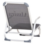 ΚΑΡΕΚΛΑΚΙ ΠΑΡΑΛΙΑΣ ΑΛΟΥΜINIOY ΒΑΡ.ΤΥΠΟΥ ΨΗΛΗ ΠΛΑΤΗ ALMIRA LH10.5053.10 ΓΚΡΙ 55x71x66Υεκ - Image 5