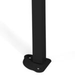 ΚΙΟΣΚΙ/GAZEBO MATTHEW LH10.6310 ΠΤΥΣΣΟΜΕΝΟ-ΣΚΕΛΕΤΟΣ ΜΕΤΑΛ.ΜΑΥΡΟΣ-ΛΕΥΚΟ ΥΦΑΣΜΑ 3x3x3,10Yμ - Image 4