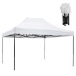 ΚΙΟΣΚΙ/GAZEBO MATTHEW LH10.6311 ΠΤΥΣΣΟΜΕΝΟ-ΣΚΕΛΕΤΟΣ ΜΕΤΑΛ.ΜΑΥΡΟΣ-ΛΕΥΚΟ ΥΦΑΣΜΑ 3x4,5x3,10Yμ