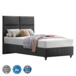 ΚΡΕΒΑΤΙ MILO ΑΠΟ ΓΚΡΙ ΥΦΑΣΜΑ LH10.646.01 ΓΙΑ ΣΤΡΩΜΑ 120x200 εκ. - Image 2