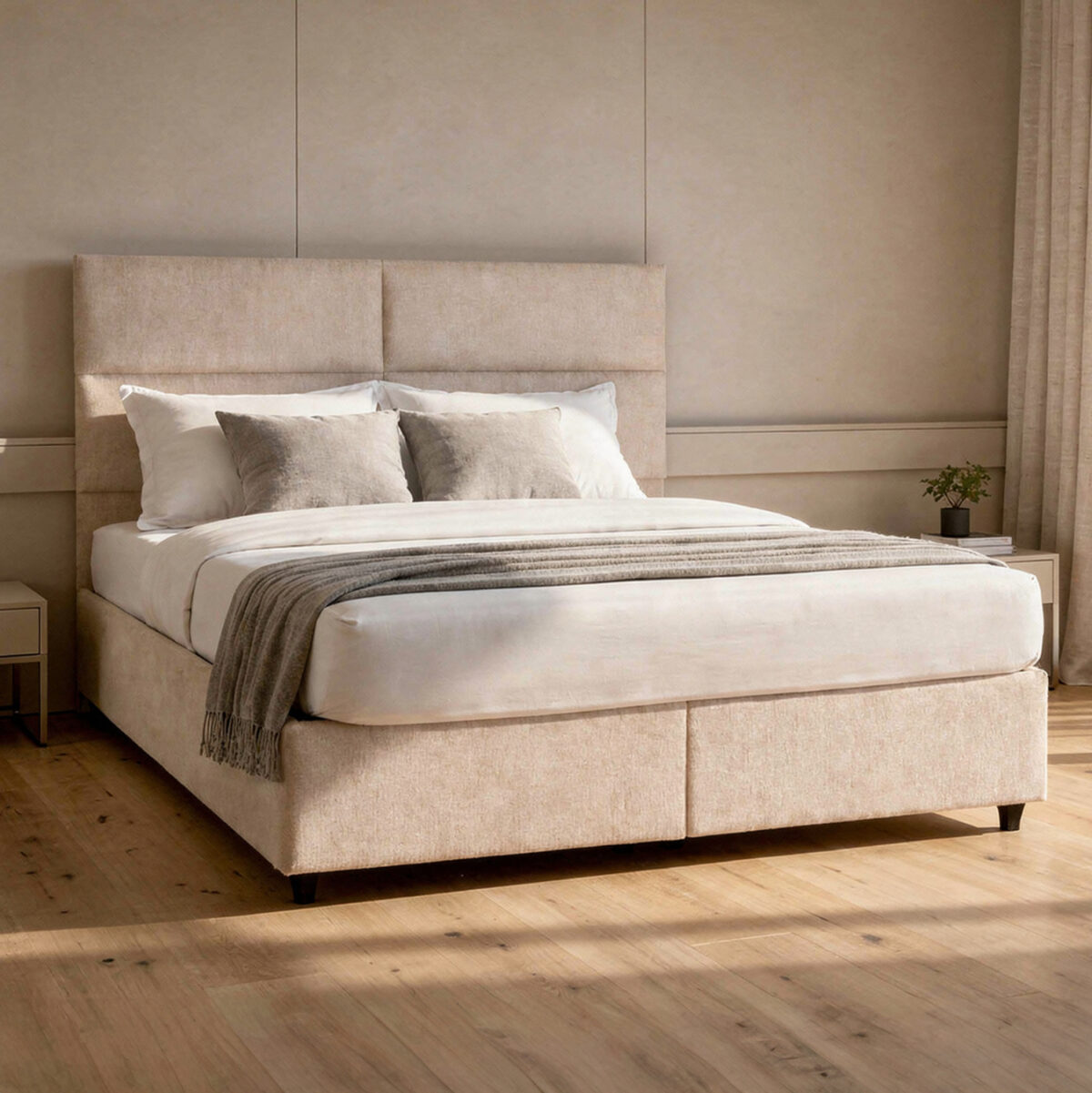 krebati-diplo-me-apothikeytiko-choro-fb9-1 ΚΡΕΒΑΤΙ MILO ΔΙΠΛΟ ΜΕ ΑΠΟΘΗΚΕΥΤΙΚΟ ΧΩΡΟ LH10.622.32 ΜΠΕΖ ΥΦΑΣΜΑ-- ΓΙΑ ΣΤΡΩΜΑ 160x200εκ - Image 1