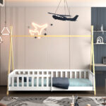 ΚΡΕΒΑΤΙ ΠΑΙΔΙΚΟ ΜΕ ΚΑΓΚΕΛΑ MUNK LH10.739.03 τ.MONTESSORI ΠΕΥΚΟ ΦΥΣΙΚΟ-ΛΕΥΚΟ--190x90εκ - Image 4