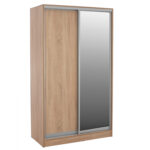 ΝΤΟΥΛΑΠΑ ΣΥΡΟΜΕΝΗ ADLER ΜΕΛΑΜΙΝΗΣ 120x60x220Yεκ. ΔΙΦΥΛΛΗ SONAMA ΜΕ ΚΑΘΡΕΠΤΗ LH10.2460.01