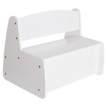 ΠΑΓΚΑΚΙ ΠΑΙΔΙΚΟ ΜΕ ΑΠΟΘ.ΧΩΡΟ RICKI LH10.18342.03 MDF & ΚΟΝΤΡΑΠΛΑΚΕ ΛΕΥΚΟ 63x43x47Υεκ