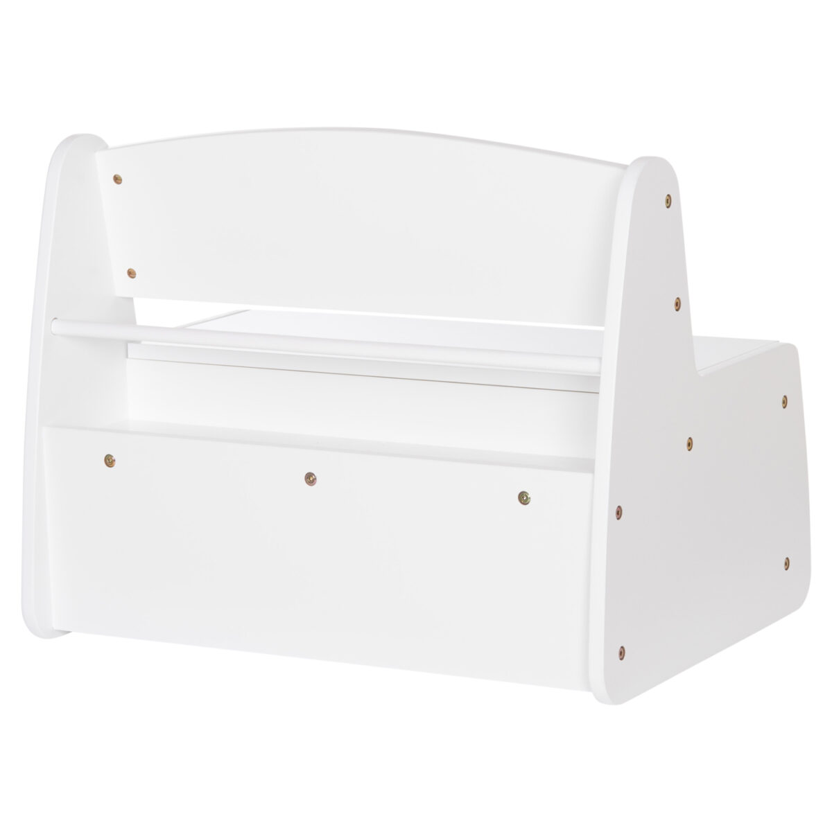 ΠΑΓΚΑΚΙ ΠΑΙΔΙΚΟ ΜΕ ΑΠΟΘ.ΧΩΡΟ RICKI LH10.18342.03 MDF & ΚΟΝΤΡΑΠΛΑΚΕ ΛΕΥΚΟ 63x43x47Υεκ - Image 5