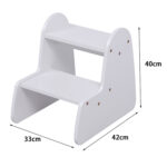 ΠΑΙΔΙΚΗ ΣΚΑΛΑ/ΣΚΑΜΠΟ RICKI LH10.18340.03 MDF & ΚΟΝΤΡΑΠΛΑΚΕ ΛΕΥΚΟ 33x43.5x40.5Υεκ - Image 3