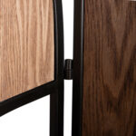 ΠΑΡΑΒΑΝ 6-ΦΥΛΛΟ ΜΟΝΗΣ ΟΨΗΣ CRYPT LH10.4221 MDF ΣΕ 4 ΧΡΩΜΑTA-ΜΑΥΡΟ ΜΕΤΑΛΛΟ 241x1,5x180Υεκ. - Image 5