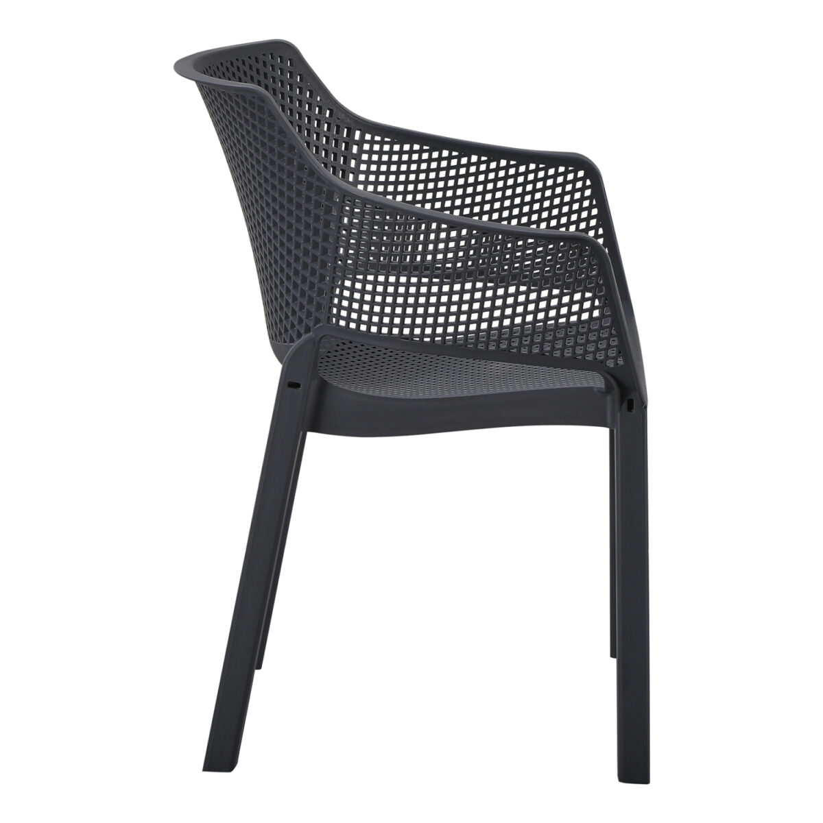 ΠΟΛΥΘΡΟΝΑ ΠΟΛΥΠΡΟΠΥΛΕΝΙΟΥ PEGGY LH10.6368.02 ΜΑΥΡΟ 60x55x79Υεκ - Image 4