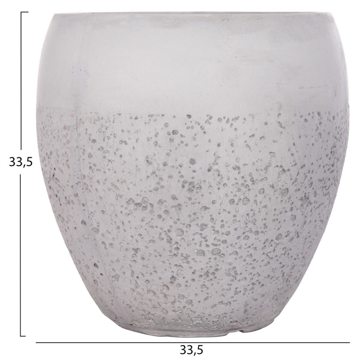 ΣΕΤ 3ΤΜΧ ΓΛΑΣΤΡΕΣ ΣΕΙΡΑ GARDENER LH10.4718 FIBERCLAY ΛΕΥΚΟ Φ55x54Υεκ - Image 5