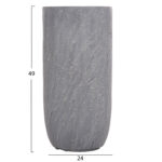 ΣΕΤ 3ΤΜΧ ΓΛΑΣΤΡΕΣ ΚΥΛΙΝΔΡΟΙ ΣΕΙΡΑ GARDENER LH10.4720 FIBERCLAY-ΧΡΩΜΑ CEMENT Φ44x79Υεκ - Image 5