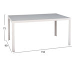 ΣΕΤ ΤΡΑΠΕΖΑΡΙΑΣ 5ΤΜΧ BRONCA LH10.21023 ΜΕΤΑΛ.ΤΡΑΠΕΖΙ-4 ΠΟΛΥΘΡΟΝΕΣ ΑΛΟΥΜΙΝΙΟΥ-ΛΕΥΚΟ - Image 2