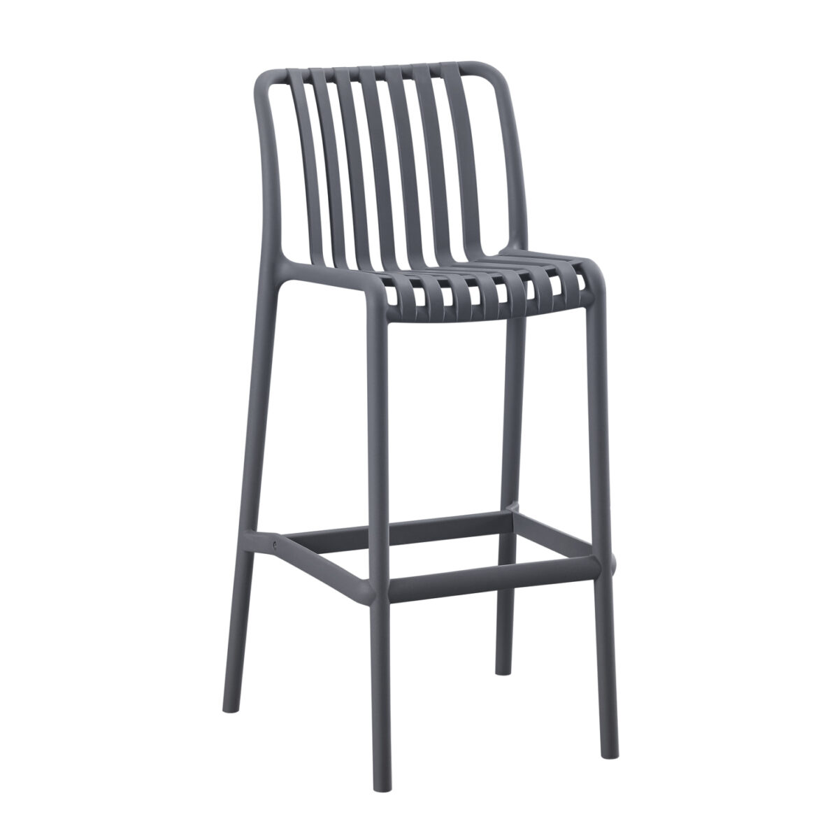 ΣΚΑΜΠΟ BAR ΠΟΛΥΠΡΟΠΥΛΕΝΙΟΥ CONVEE LH10.6098.03 ΓΚΡΙ 38,5x49,5x102Υεκ. - Image 1