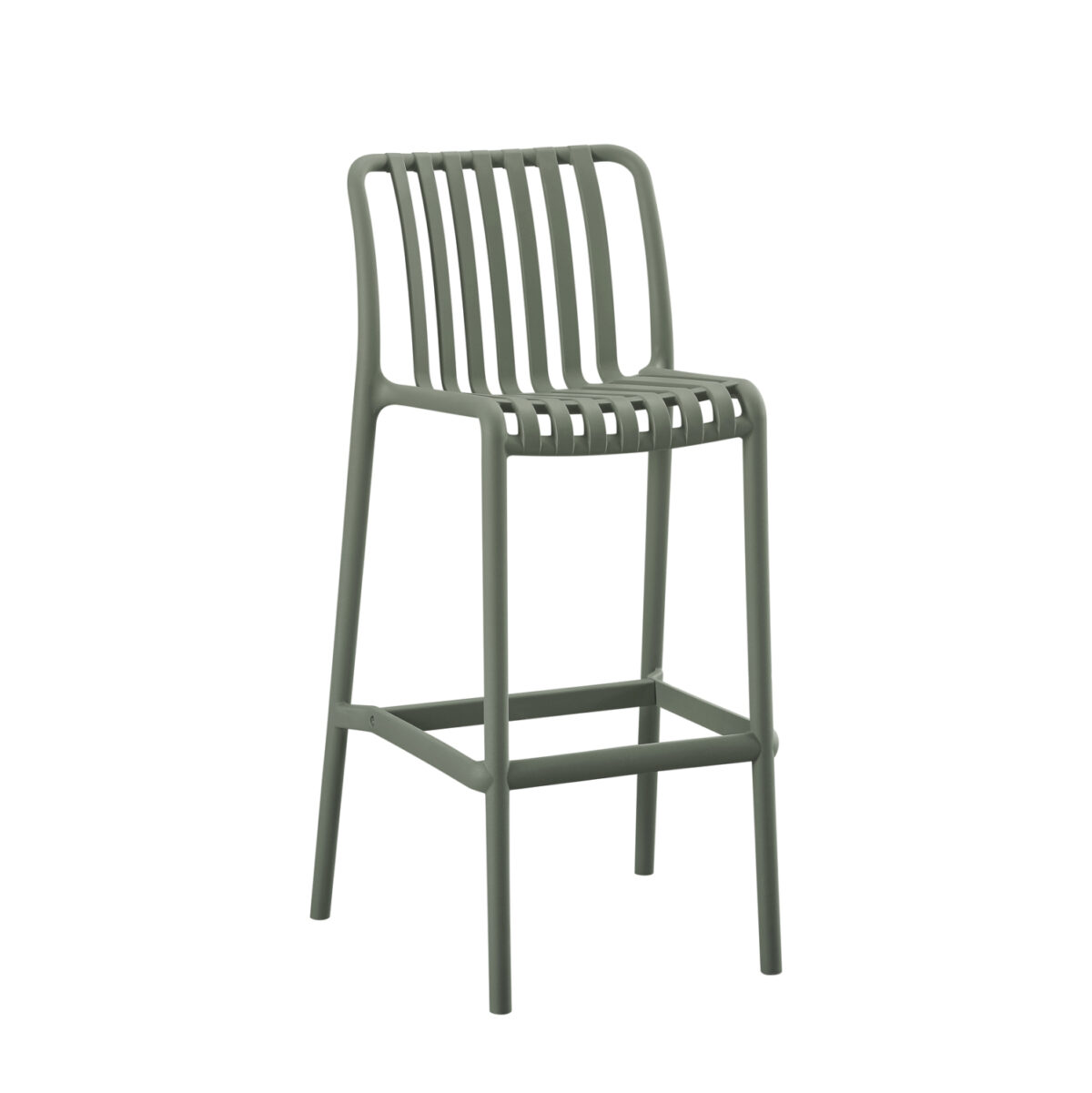 skampo-bar-polypropylenioy-fb9609807-dar ΣΚΑΜΠΟ BAR ΠΟΛΥΠΡΟΠΥΛΕΝΙΟΥ CONVEE LH10.6098.07 DARK OLIVE 38,5x49,5x102Υεκ. - Image 1