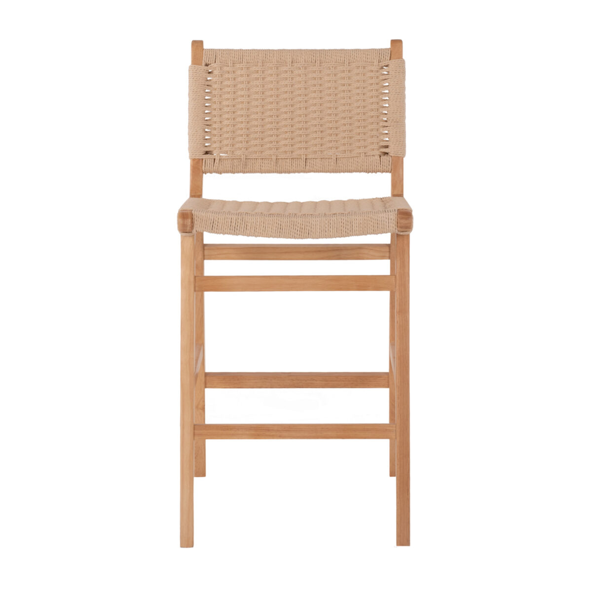 ΣΚΑΜΠΟ ΜΕΣΑΙΟΥ ΥΨΟΥΣ LH10.9332.01 RUBBERWOOD & ΣΧΟΙΝΙ- ΦΥΣΙΚΟ ΧΡΩΜΑ 45x46x95Υεκ. - Image 3