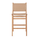 ΣΚΑΜΠΟ ΜΕΣΑΙΟΥ ΥΨΟΥΣ LH10.9332.01 RUBBERWOOD & ΣΧΟΙΝΙ- ΦΥΣΙΚΟ ΧΡΩΜΑ 45x46x95Υεκ. - Image 3