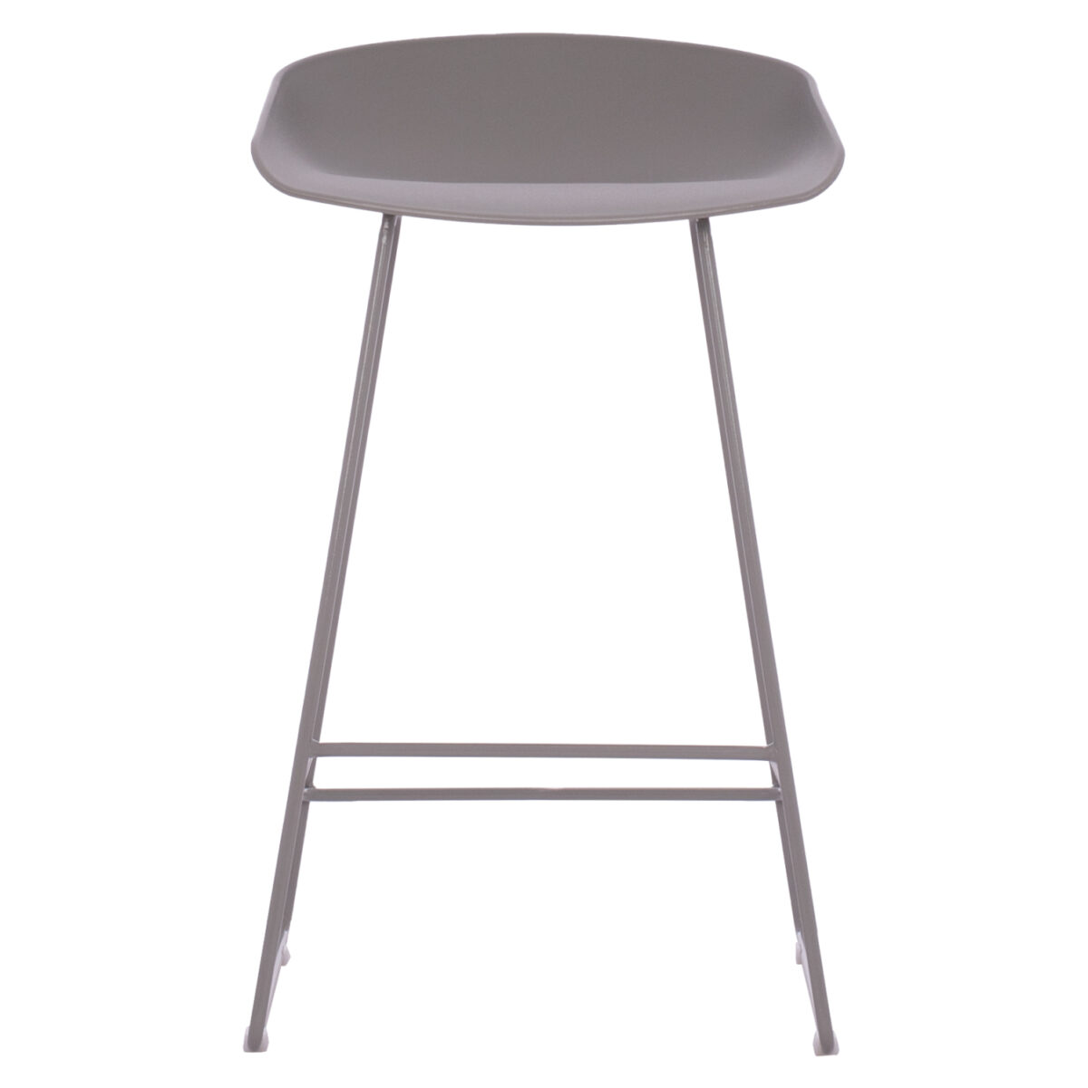 ΣΚΑΜΠΟ ΜΠΑΡ NAILA LH10.9299.10 ΓΚΡΙ ΜΕΣΑΙΟΥ ΥΨΟΥΣ 44x44x74Yεκ. - Image 3