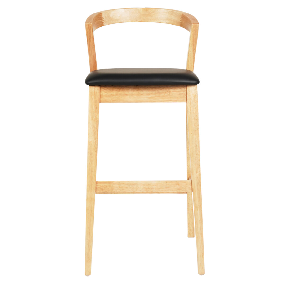 ΣΚΑΜΠΟ ΜΠΑΡ NAMI LH10.9952.01 RUBBERWOOD ΣΕ ΟΑΚ-ΜΑΥΡΟ PU 47,5x59x102,5Υεκ. - Image 3