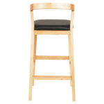 ΣΚΑΜΠΟ ΜΠΑΡ NAMI LH10.9952.01 RUBBERWOOD ΣΕ ΟΑΚ-ΜΑΥΡΟ PU 47,5x59x102,5Υεκ. - Image 5