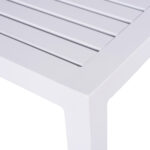 ΤΡΑΠΕΖΙ ΑΛΟΥΜΙΝΙΟΥ QIANA LH10.5402.01 ΛΕΥΚΟ 45x45x45,5Υ εκ. - Image 5