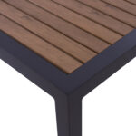 ΤΡΑΠΕΖΙ ΑΛΟΥΜΙΝΙΟΥ SABRA LH10.5403.02 ΓΚΡΙ ΜΕ POLYWOOD 45Χ45X45,5Yεκ. - Image 5