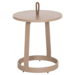 ΤΡΑΠΕΖΙ ΒΟΗΘΗΤΙΚΟ ΕΞ.ΧΩΡΟΥ MINO LH10.6432.03 ΑΛΟΥΜΙΝΙΟ & ΣΧΟΙΝΙ ΚΑΠΟΥΤΣΙΝΟ Φ47x53Υεκ