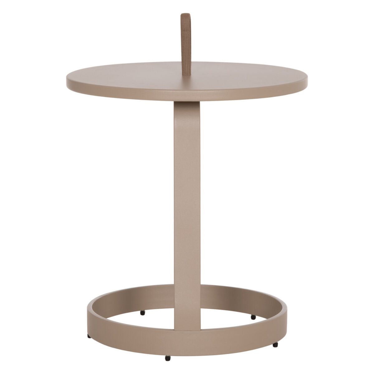 ΤΡΑΠΕΖΙ ΒΟΗΘΗΤΙΚΟ ΕΞ.ΧΩΡΟΥ MINO LH10.6432.03 ΑΛΟΥΜΙΝΙΟ & ΣΧΟΙΝΙ ΚΑΠΟΥΤΣΙΝΟ Φ47x53Υεκ - Image 4