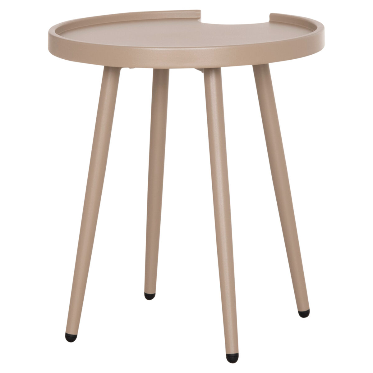 ΤΡΑΠΕΖΙ ΒΟΗΘΗΤΙΚΟ ΣΤΡΟΓΓΥΛΟ ΕΞ.ΧΩΡΟΥ TEROC LH10.6433.03 ΑΛΟΥΜΙΝΙΟ ΚΑΠΟΥΤΣΙΝΟ Φ47x53Υεκ - Image 5