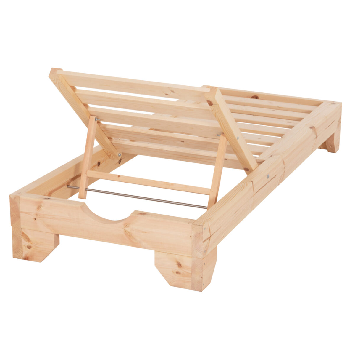 ΞΑΠΛΩΣΤΡΑ ΒΑΡ.ΤΥΠΟΥ ΚΟΡΙΝΟΣ LH10.10779.04 ΞΥΛΟ ΠΕΥΚΟΥ ΦΥΣΙΚΟ-ΕΜΠΟΤΙΣΜΟΣ 79x204x77Υεκ - Image 5