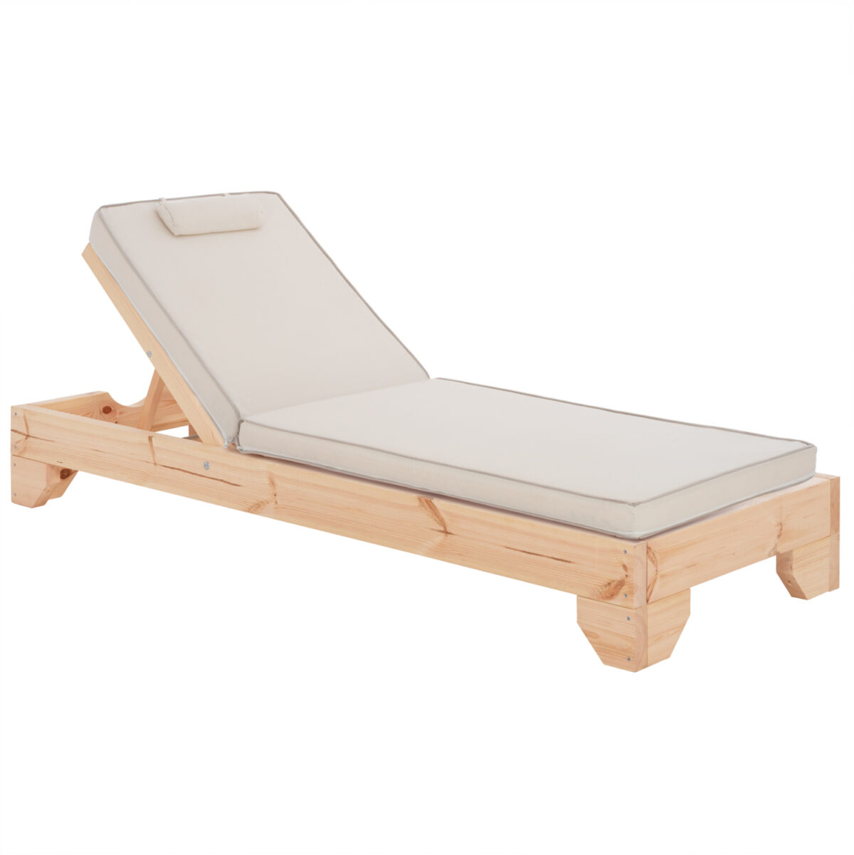 ΞΑΠΛΩΣΤΡΑ ΜΕ ΜΑΞΙΛΑΡΙ ΚΟΡΙΝΟΣ LH10.10777.60T ΞΥΛΟ ΠΕΥΚΟΥ--TEXTILENE ΣΕ ΕΚΡΟΥ 79x204x80Υεκ - Image 1