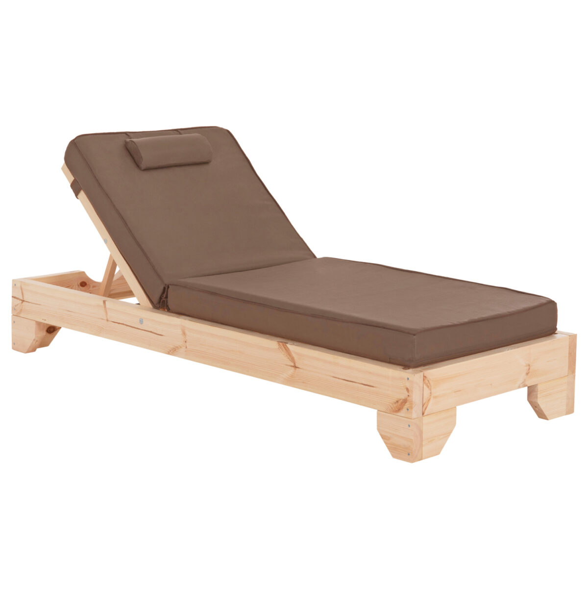 ΞΑΠΛΩΣΤΡΑ ΜΕ ΜΑΞΙΛΑΡΙ ΚΟΡΙΝΟΣ LH10.10777.04T ΞΥΛΟ ΠΕΥΚΟΥ--TEXTILENE ΜΟΚΑ 79x204x80Υεκ - Image 1