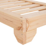 ΞΑΠΛΩΣΤΡΑ ΜΕ ΜΑΞΙΛΑΡΙ ΚΟΡΙΝΟΣ LH10.10777.04T ΞΥΛΟ ΠΕΥΚΟΥ--TEXTILENE ΜΟΚΑ 79x204x80Υεκ - Image 5