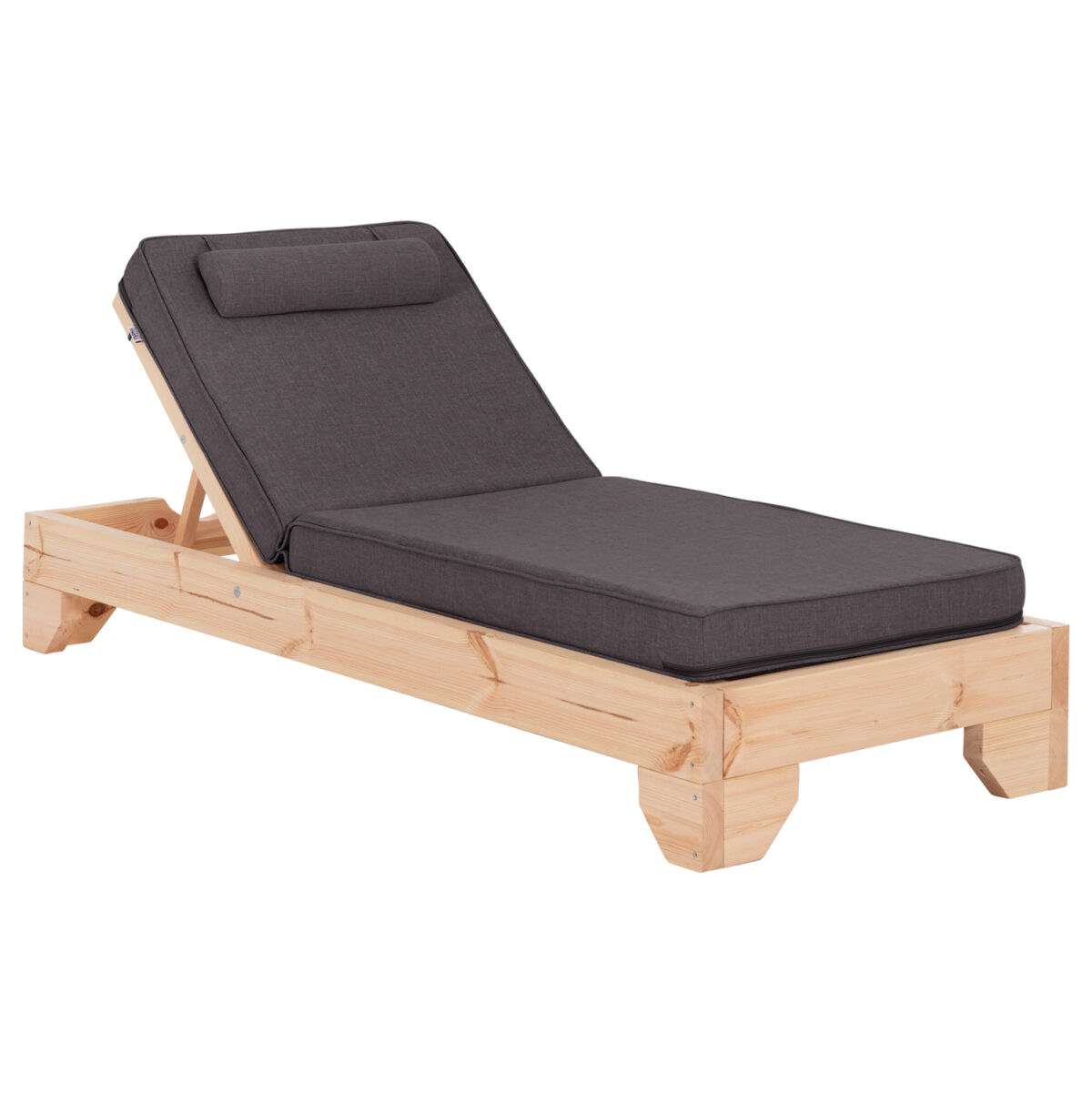 ΞΑΠΛΩΣΤΡΑ ΜΕ ΜΑΞΙΛΑΡΙ ΚΟΡΙΝΟΣ LH10.10778.73 ΞΥΛΟ ΠΕΥΚΟΥ--OLEFIN ΣΕ ΓΚΡΙ 79x204x77Υεκ - Image 1