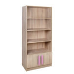 ΒΙΒΛΙΟΘΗΚΗ PLAYROOM SONAMA-ΡΟΖ LH10.10146.03 80X35X180εκ.