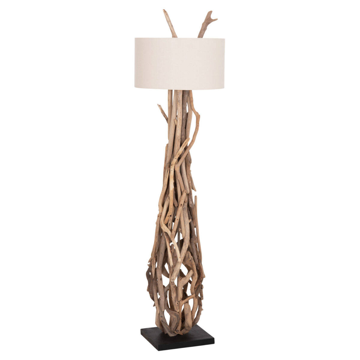 ΔΙΑΚΟΣΜΗΤΙΚΟ ΦΩΤΙΣΤΙΚΟ ΔΑΠΕΔΟΥ ALTAR LH10.4872 DRIFTWOOD--ΛΕΥΚΟ PVC Φ44.5x167Υεκ. - Image 1