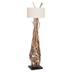 ΔΙΑΚΟΣΜΗΤΙΚΟ ΦΩΤΙΣΤΙΚΟ ΔΑΠΕΔΟΥ ALTAR LH10.4872 DRIFTWOOD--ΛΕΥΚΟ PVC Φ44.5x167Υεκ.