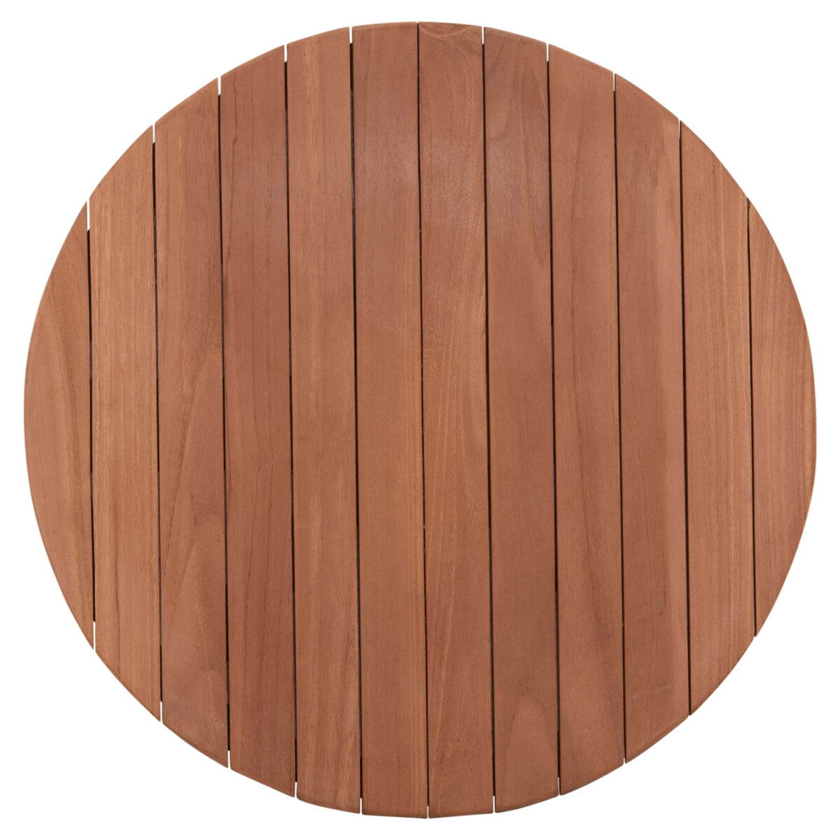 ΕΠΙΦΑΝΕΙΑ ΤΡΑΠΕΖΙΟΥ ΣΤΡΟΓΓΥΛΗ LH10.18132 ΞΥΛΟ TEAK--ΦΥΣΙΚΟ Φ60x4(πάχος)εκ. - Image 3