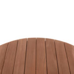 ΕΠΙΦΑΝΕΙΑ ΤΡΑΠΕΖΙΟΥ ΣΤΡΟΓΓΥΛΗ LH10.18132 ΞΥΛΟ TEAK--ΦΥΣΙΚΟ Φ60x4(πάχος)εκ. - Image 5