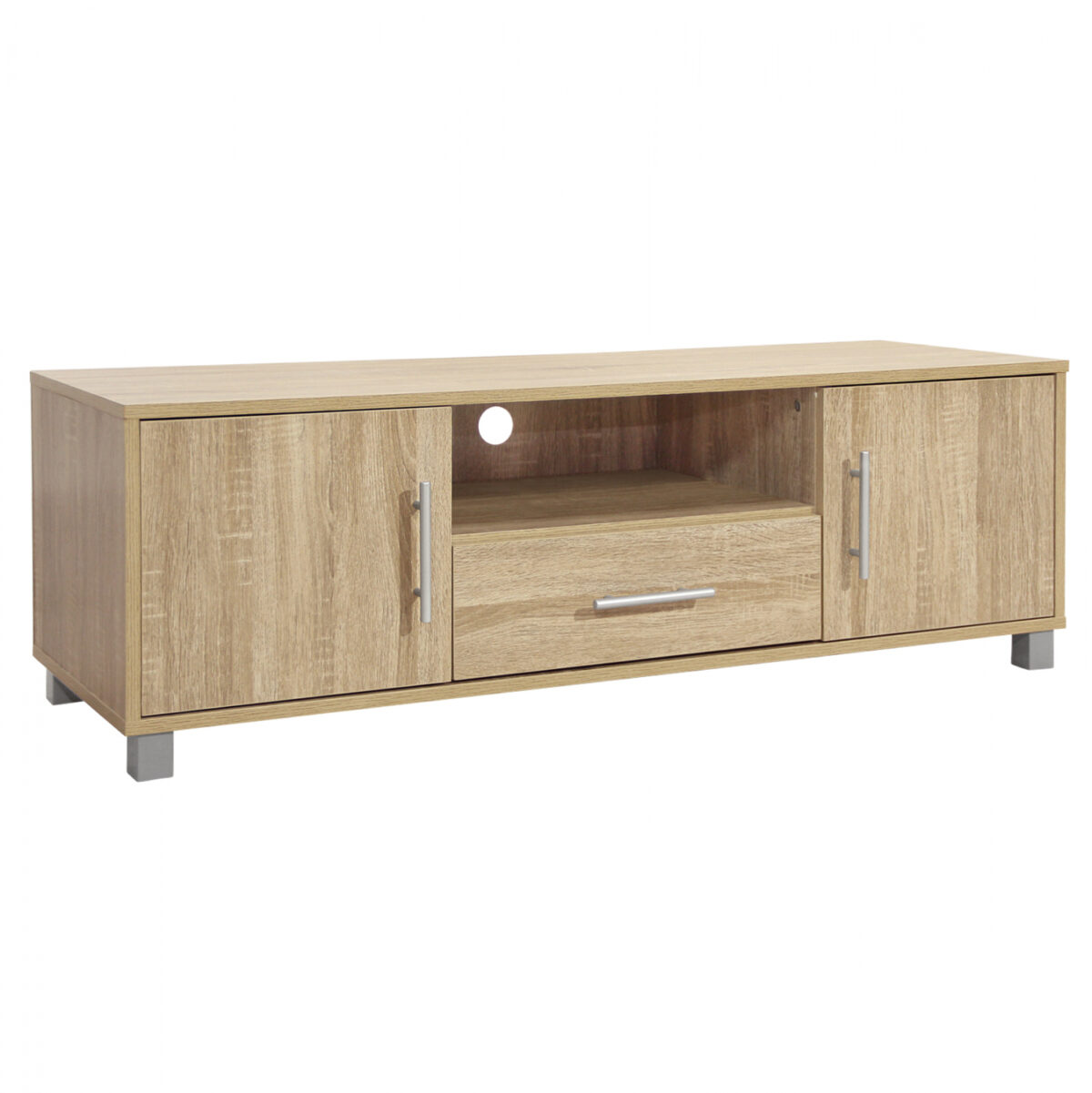ΕΠΙΠΛΟ ΤΗΛΕΟΡΑΣΗΣ ΜΕΛΑΜΙΝΗΣ MACIE LH10.2203.02 SONAMA 120x40x39Υ εκ. - Image 2
