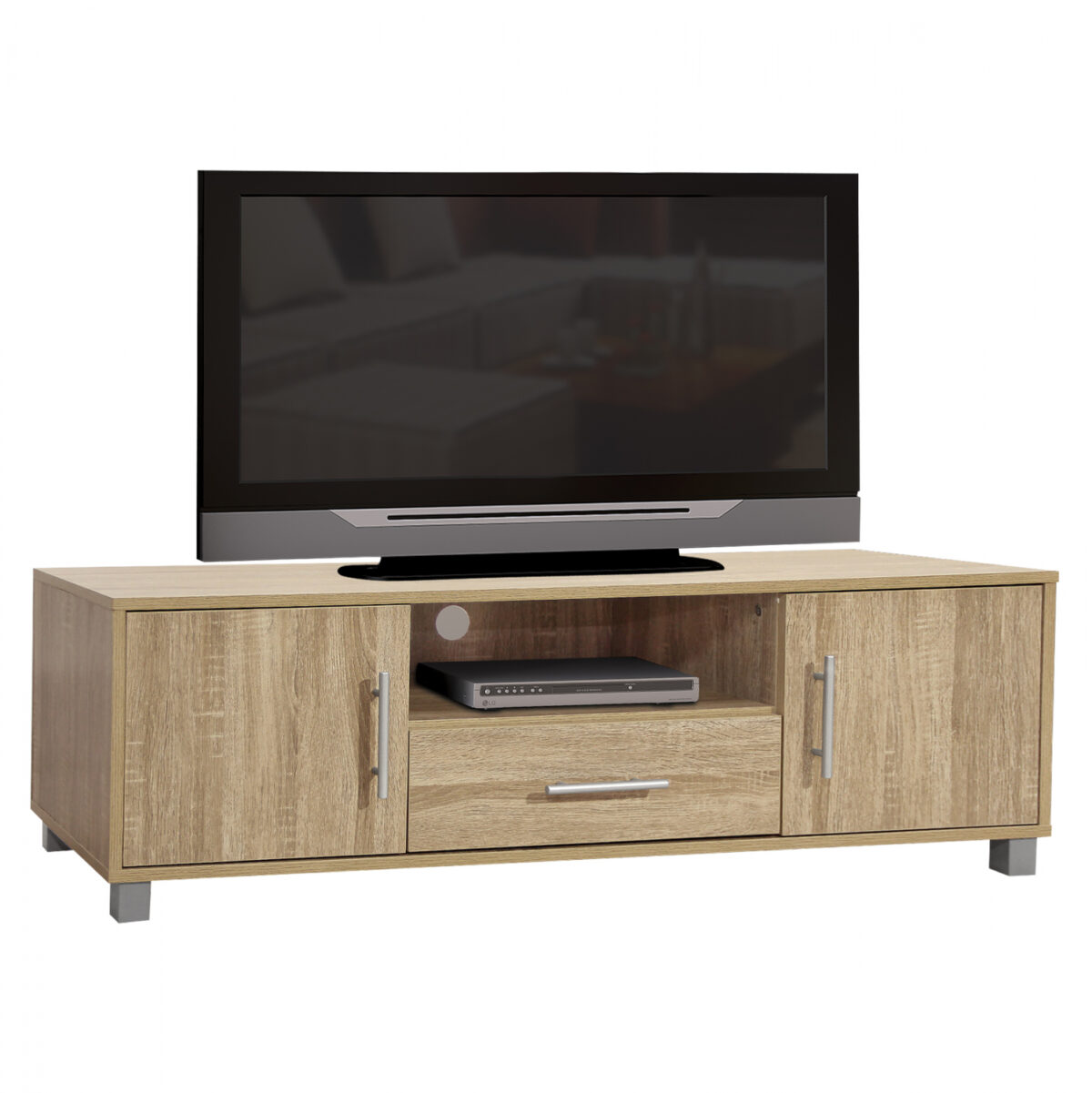 ΕΠΙΠΛΟ ΤΗΛΕΟΡΑΣΗΣ ΜΕΛΑΜΙΝΗΣ MACIE LH10.2203.02 SONAMA 120x40x39Υ εκ. - Image 1