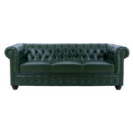 ΚΑΝΑΠΕΣ 3ΘΕΣΙΟΣ T.CHESTERFIELD LH10.3009.08 ΤΕΧΝΟΔΕΡΜΑ ΚΥΠΑΡΙΣΣΙ 208x90x73 εκ. - Image 3