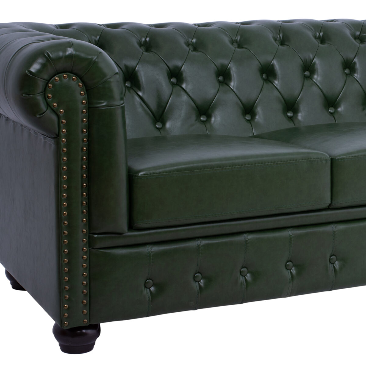 ΚΑΝΑΠΕΣ 3ΘΕΣΙΟΣ T.CHESTERFIELD LH10.3009.08 ΤΕΧΝΟΔΕΡΜΑ ΚΥΠΑΡΙΣΣΙ 208x90x73 εκ. - Image 5