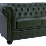 ΚΑΝΑΠΕΣ 3ΘΕΣΙΟΣ T.CHESTERFIELD LH10.3009.08 ΤΕΧΝΟΔΕΡΜΑ ΚΥΠΑΡΙΣΣΙ 208x90x73 εκ. - Image 5
