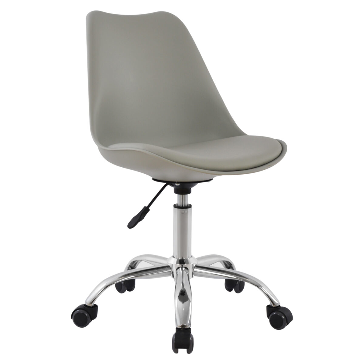 karekla-grafeioy-fb9105210-gkri-48x56x95 ΚΑΡΕΚΛΑ ΓΡΑΦΕΙΟΥ VEGAS LH10.1052.10 ΓΚΡΙ 48x56x95 cm - Image 1
