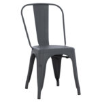 ΚΑΡΕΚΛΑ ΜΕΤΑΛΛΙΚΗ MELITA-PRO LH10.8641.50 ΓΚΡΙ 44x47x84.5Υεκ.