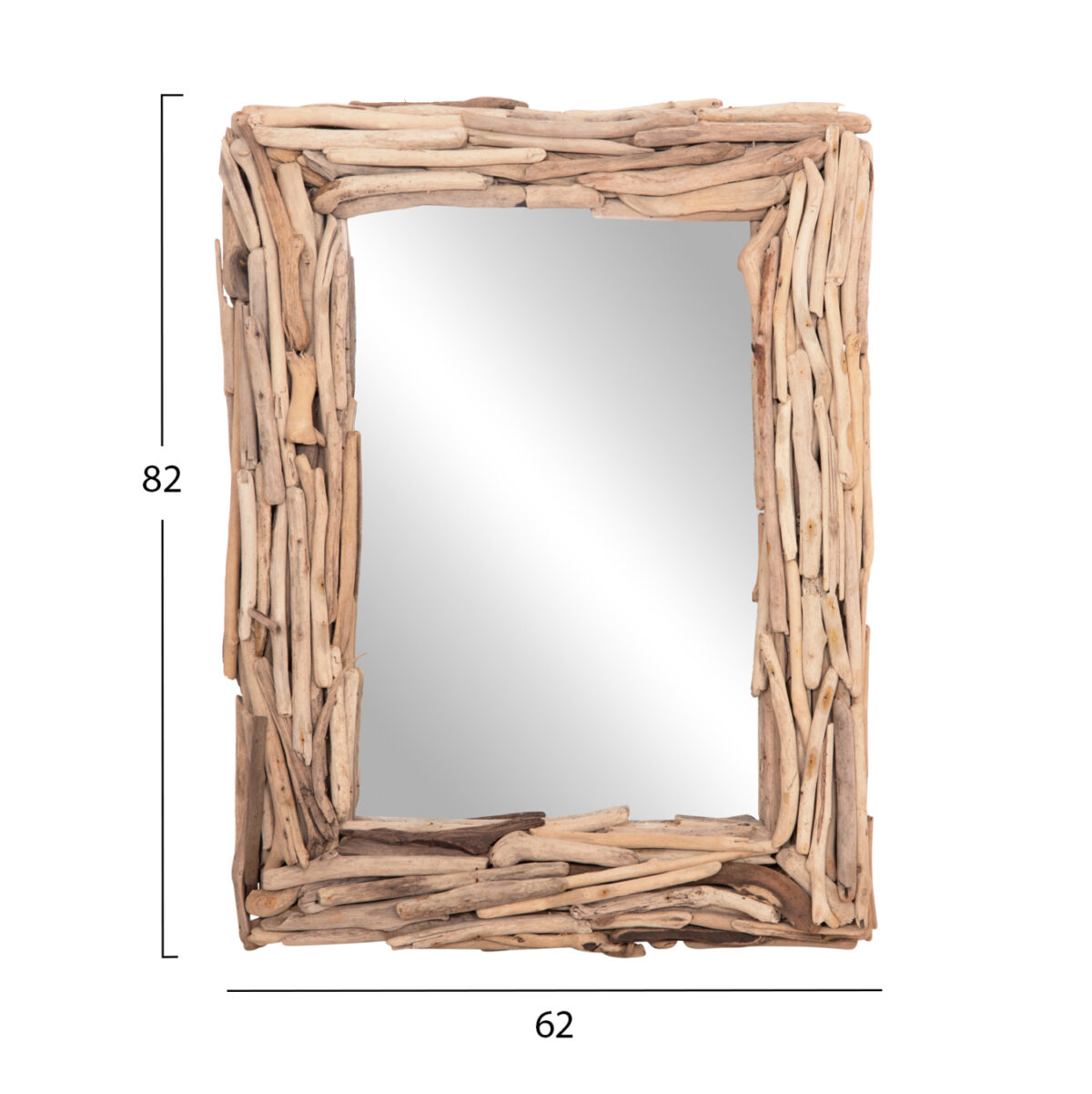 ΚΑΘΡΕΠΤΗΣ ΤΟΙΧΟΥ TWIGS LH10.4440 DRIFTWOOD ΣΕ ΦΥΣΙΚΟ ΧΡΩΜΑ 62x10x82Υεκ. - Image 2