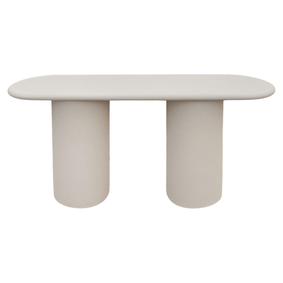 ΚΟΝΣΟΛΑ KENJI LH10.6584.02 FIBER CEMENT ΣΕ ΑΝΟΙΧΤΟ ΜΠΕΖ--140x40x77Υεκ. - Image 1