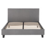 ΚΡΕΒΑΤΙ BECCA ΑΠΟ ΥΦΑΣΜΑ ΓΚΡΙ LH10.553.11 ΓΙΑ ΣΤΡΩΜΑ 150x200 EK. - Image 4