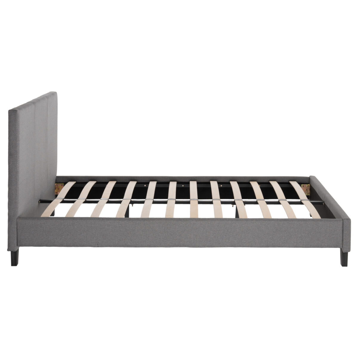 ΚΡΕΒΑΤΙ BECCA ΑΠΟ ΥΦΑΣΜΑ ΓΚΡΙ LH10.553.11 ΓΙΑ ΣΤΡΩΜΑ 150x200 EK. - Image 5